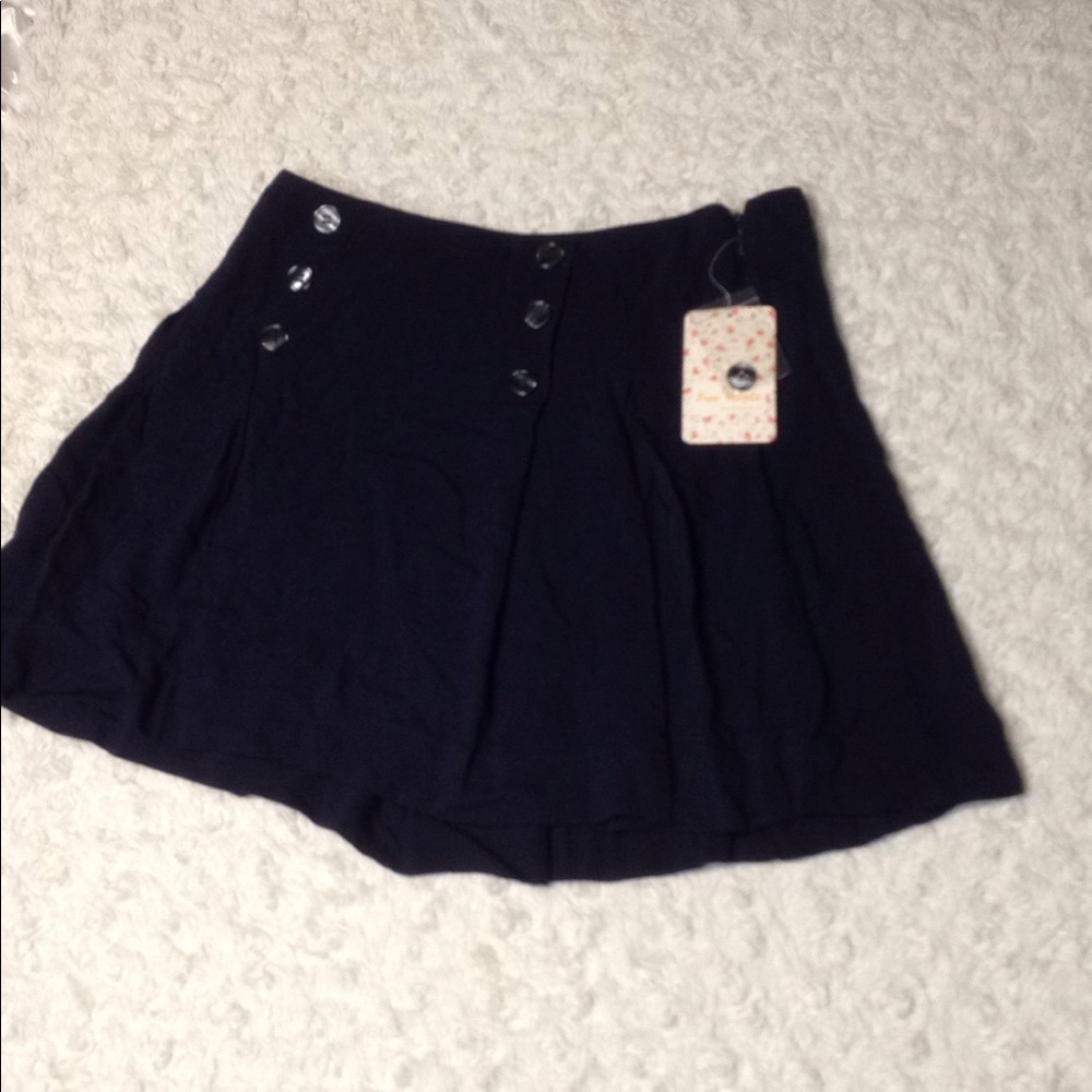Navy blue Free people short skirt